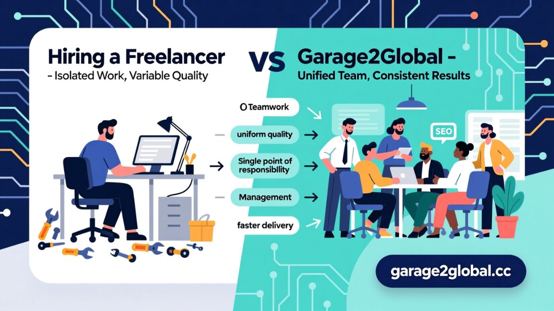 professional web developers at garage2global
