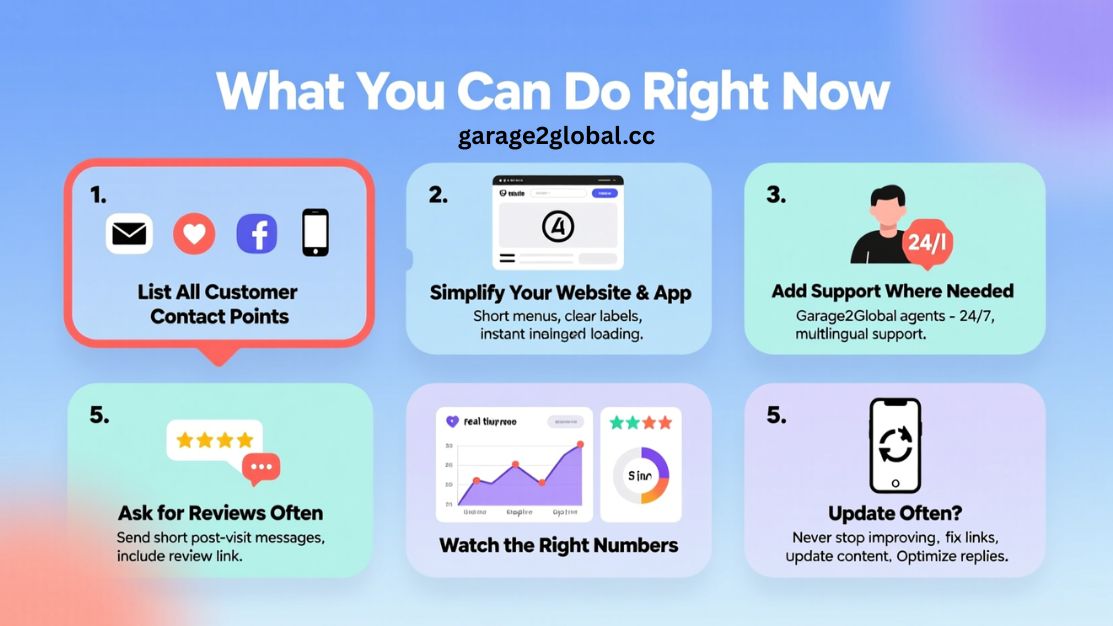 enhance customer experience by garage2global