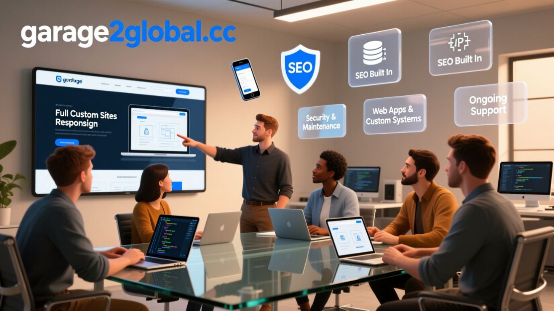 professional web developers at garage2global