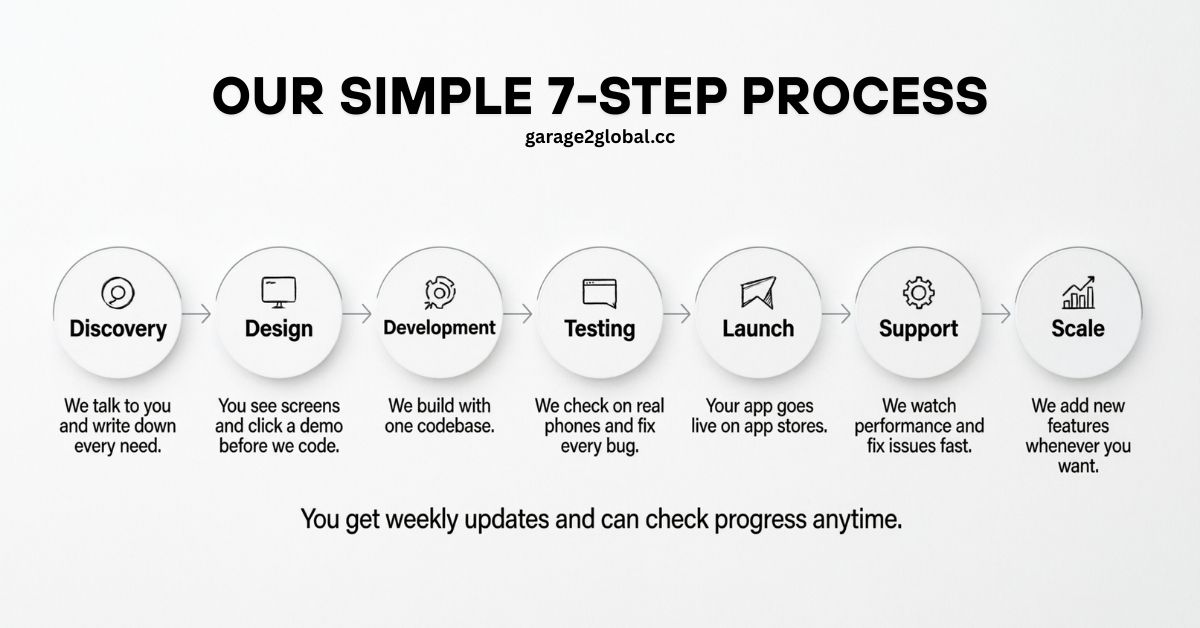 cross-platform app development by garage2global