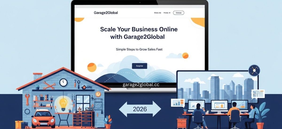scale your business online with garage2global