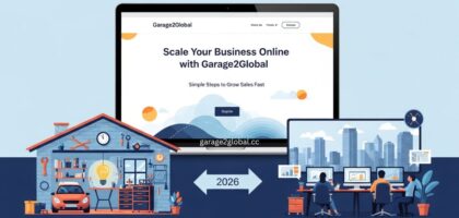 scale your business online with garage2global