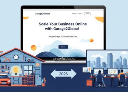 scale your business online with garage2global