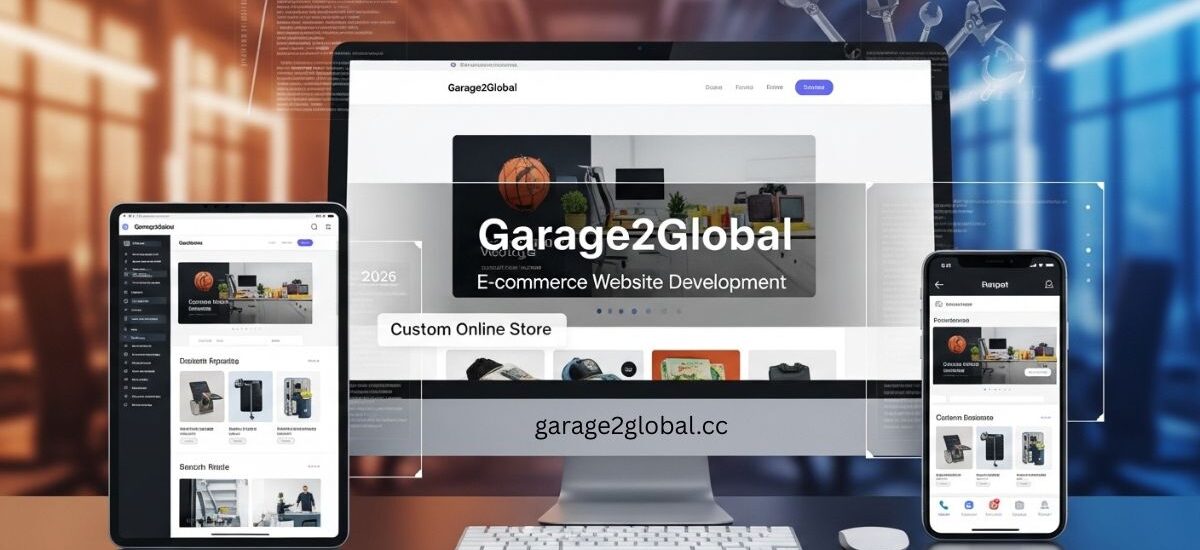 e-commerce website development by garage2global