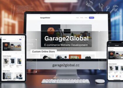 e-commerce website development by garage2global